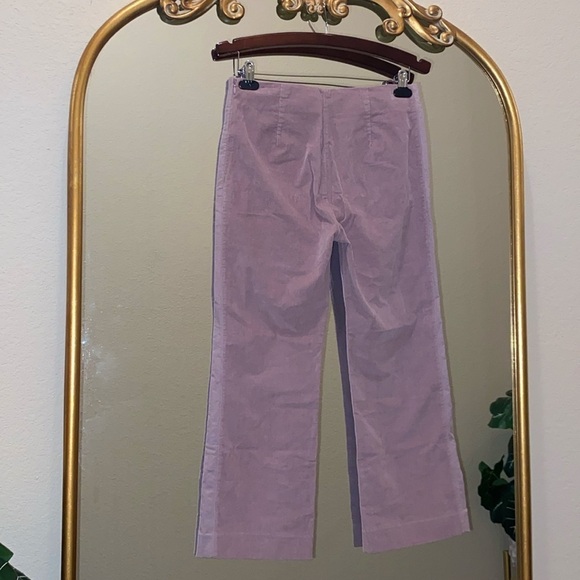 Three Dots Corduroy Straight Leg Pants Color: Peachy Plum Size 8 - Picture 5 of 5